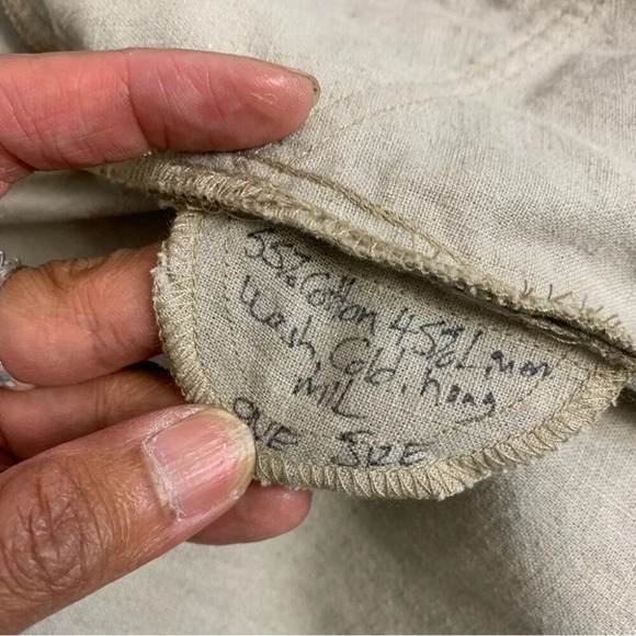 Blackford Design Lagenlook Cotton Linen Blend Open Front Cardigan One Size - Picture 9 of 11